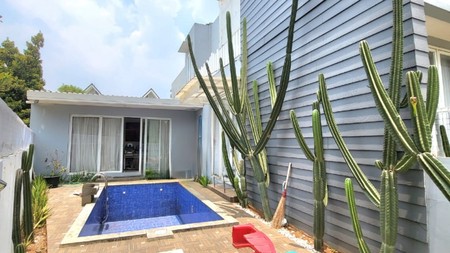 Rumah 2 lantai,ada swimming pool di Bintaro Jaya 9