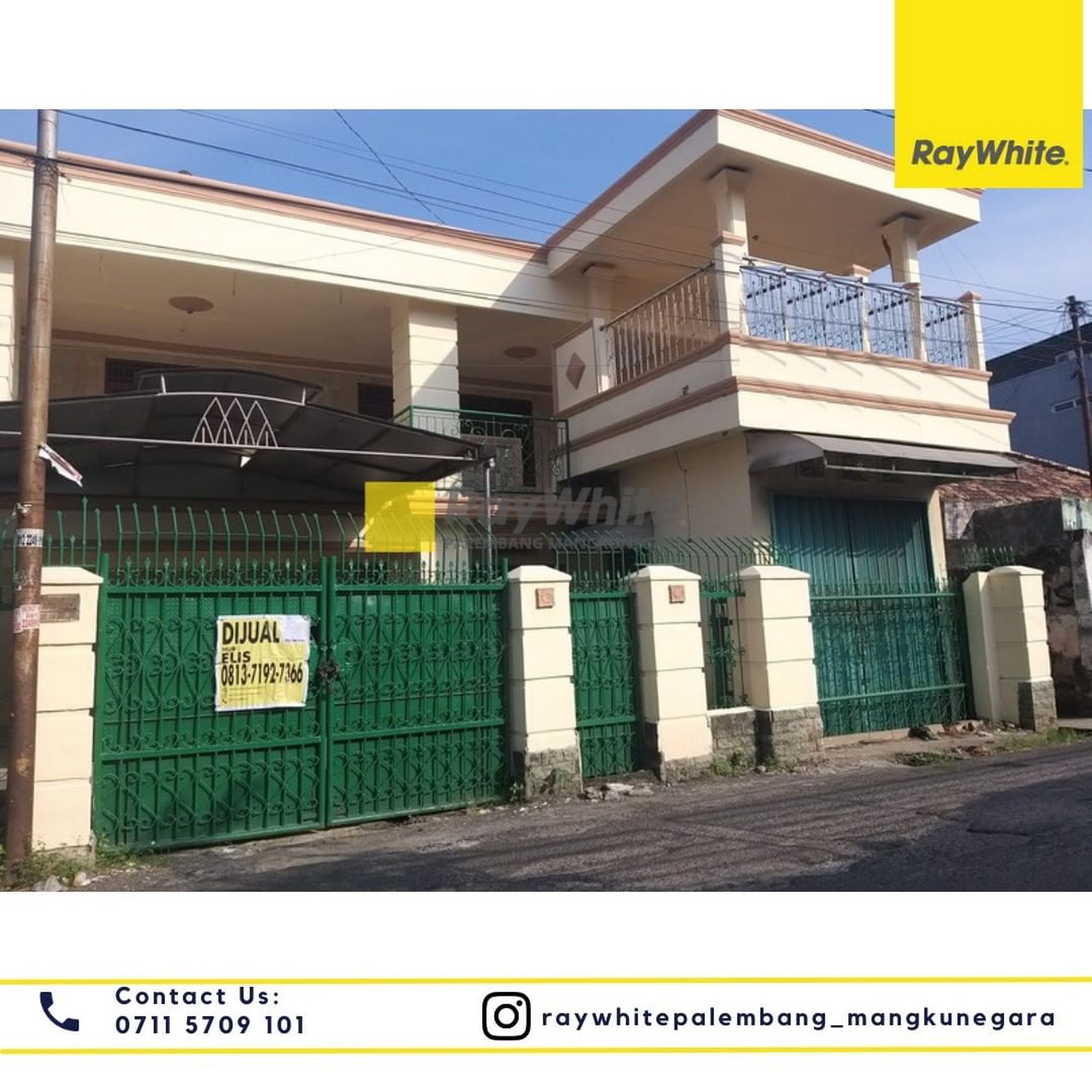 Rumah murah ditengah kota palembang
