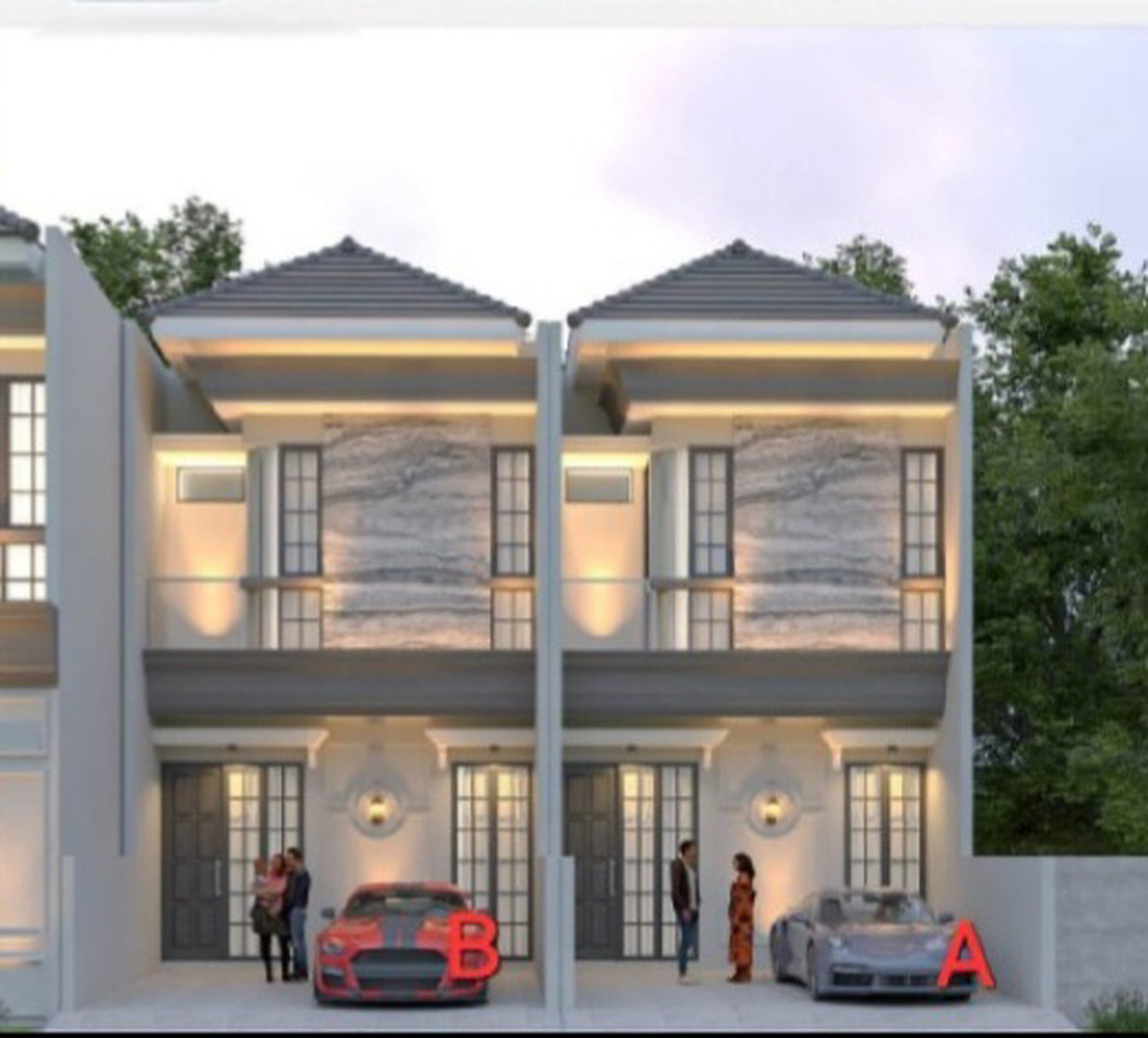 1 Milyar-an Dijual Rumah Baru Taman Pondok Indah Wiyung Dekat Babatan Pratama , Royal Residence, Pakuwon Mall