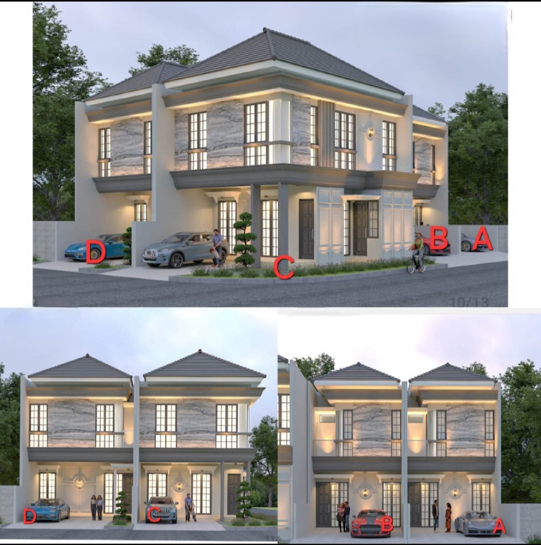 1 Milyar-an Dijual Rumah Baru Taman Pondok Indah Wiyung Dekat Babatan Pratama , Royal Residence, Pakuwon Mall