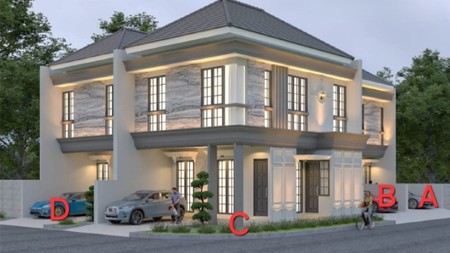 Hook Spesial 4 Kamar Tidur Dijual Rumah Baru Taman Pondok Indah Wiyung Surabaya Dekat Babatan Pratama, Mukti, Royal Residence, Pakuwon Mall
