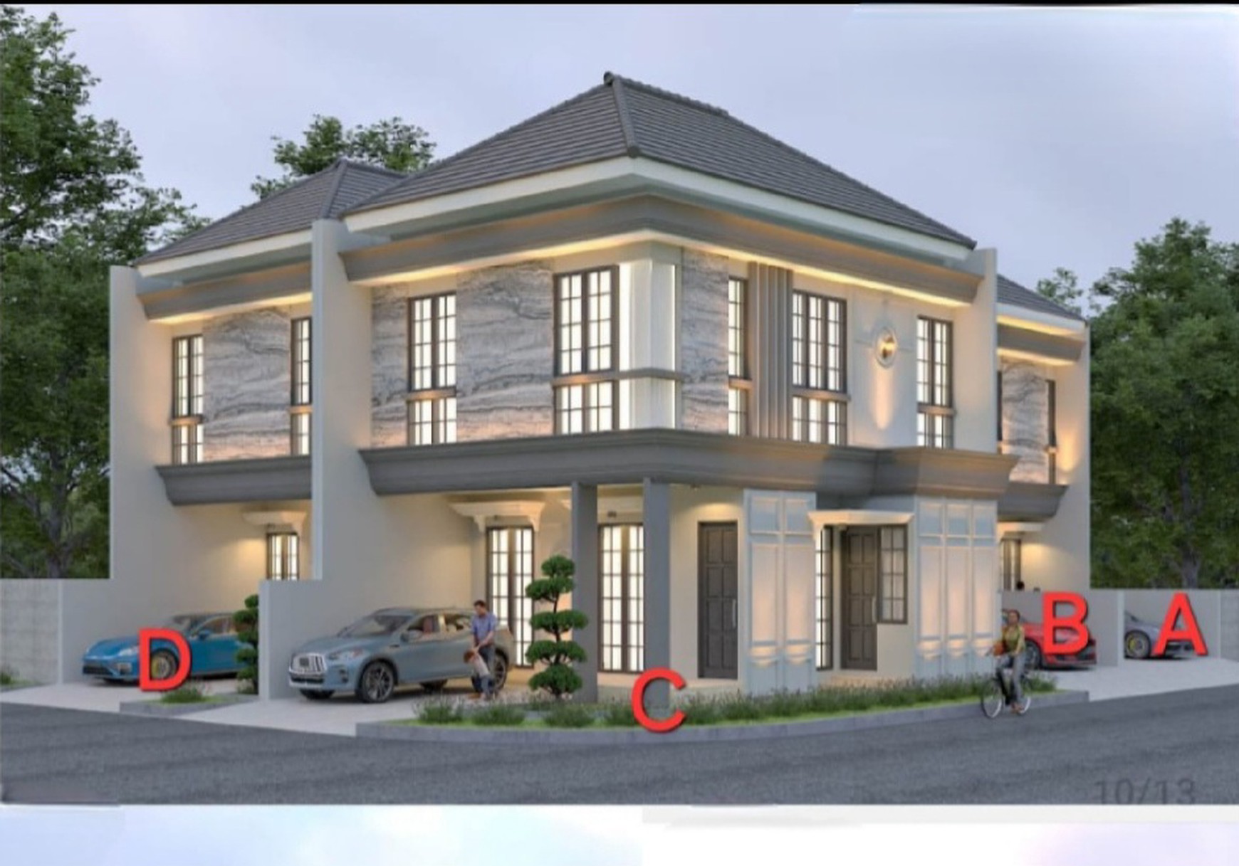 Hook Spesial 4 Kamar Tidur Dijual Rumah Baru Taman Pondok Indah Wiyung Surabaya Dekat Babatan Pratama, Mukti, Royal Residence, Pakuwon Mall