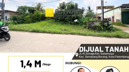 Dijual Cepat Tanah di Jl Kiatmaja Sematang Borang Kota Palembang