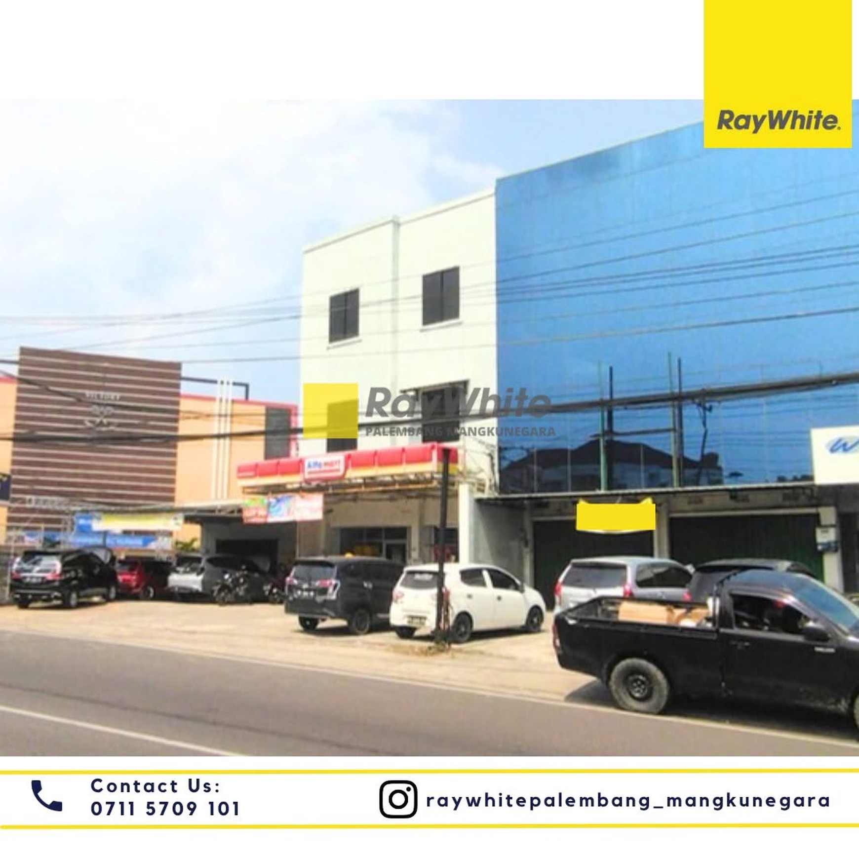 Disewakan Ruko 2 Pintu di Jl Srijaya Negara Bukit Kota Palembang