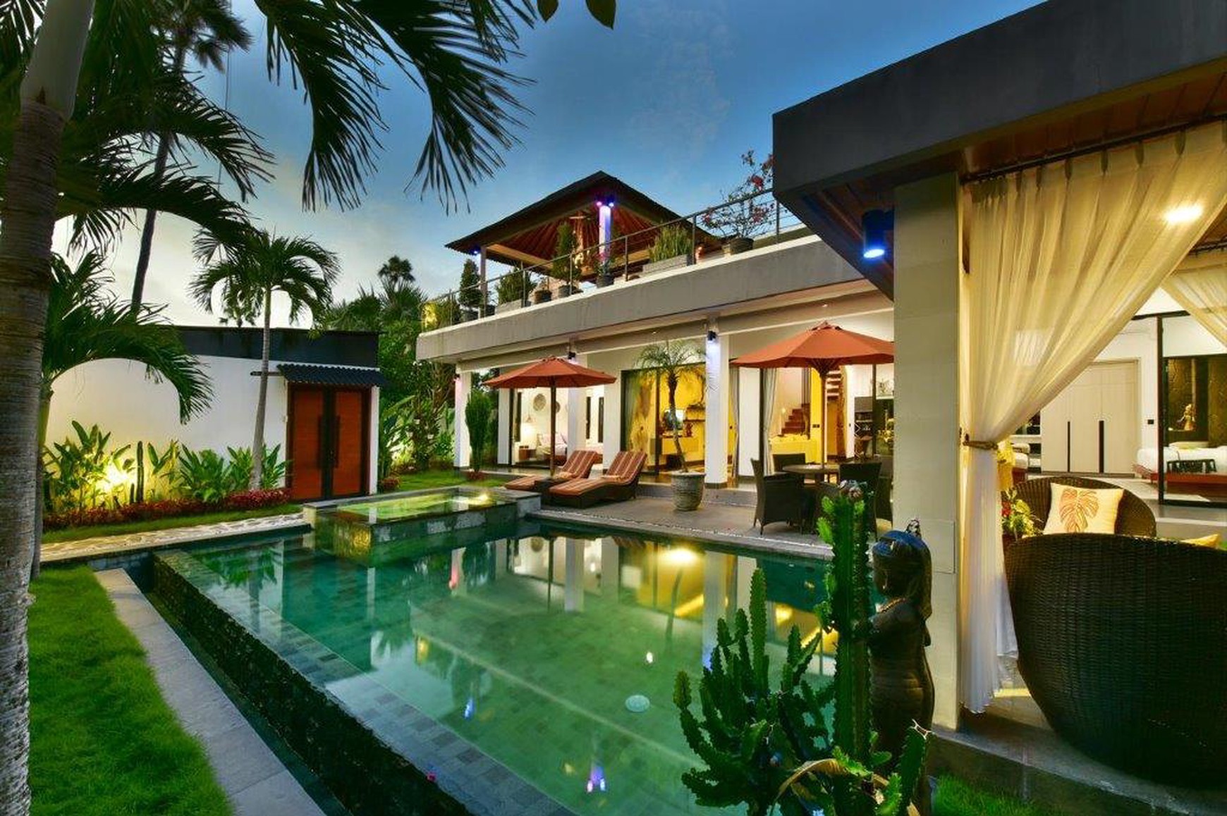 For Sale Modern Villa with Ocean & Mountain Views in Karangasem