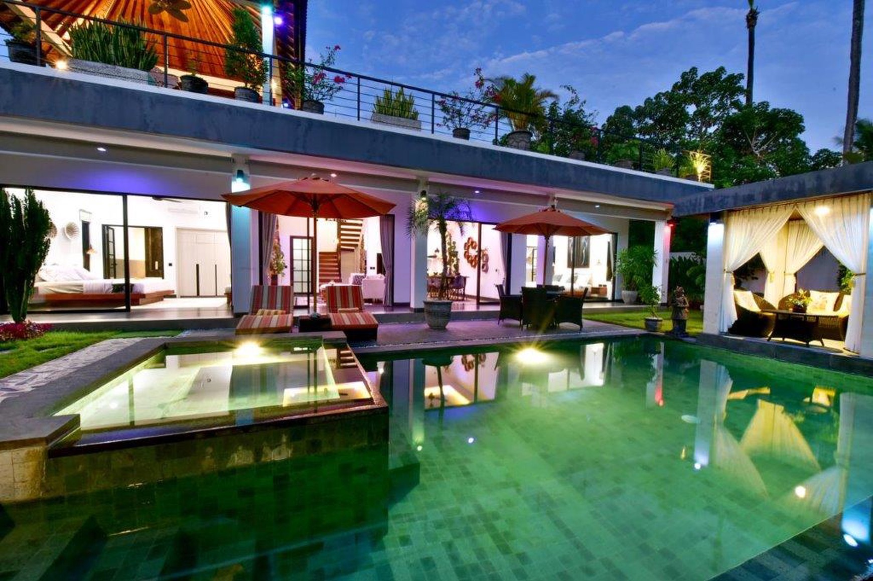For Sale Modern Villa with Ocean & Mountain Views in Karangasem