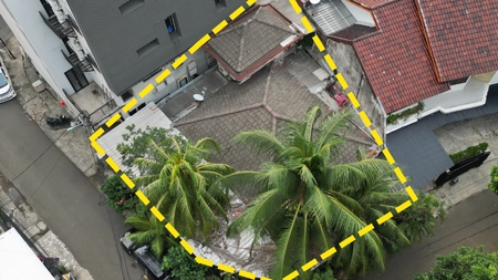 Rumah Lama Hitung Tanah Cocok Untuk Usaha Area Kebayoran Baru