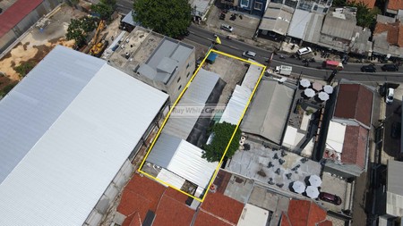 Pamulang raya jalan utama tanah luas 523 komersial 12x43