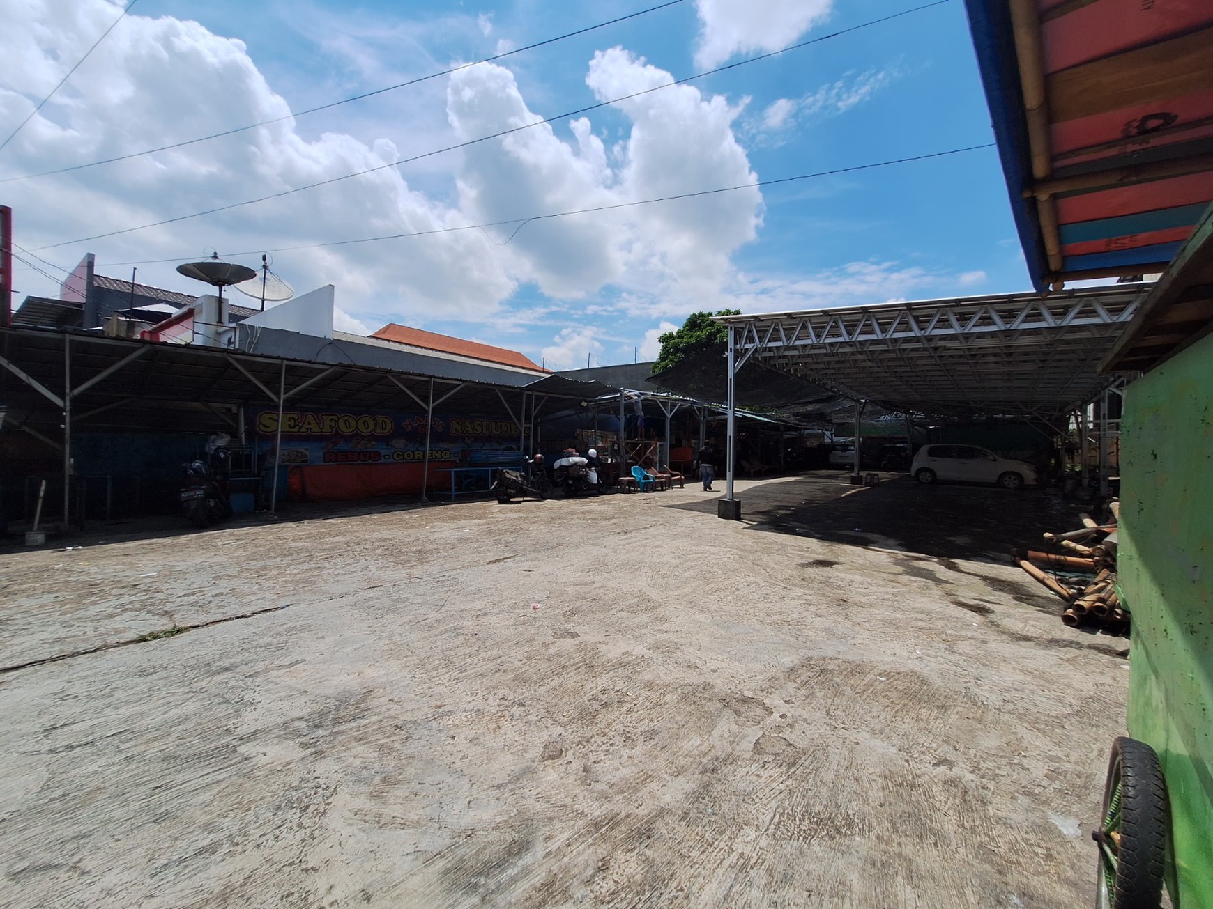 Pamulang raya jalan utama tanah luas 523 komersial 12x43