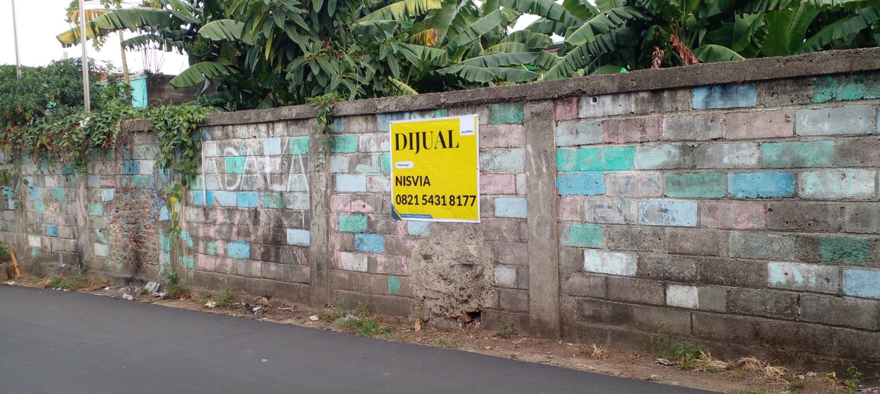 Tanah Pinggir Jalan di Ciputat Cocok Untuk Cluster atau Komersil 