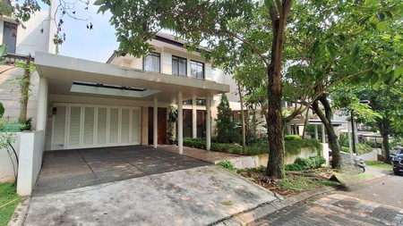 Lebak bulus rumah dalam komplek elit luas 306 dengan fasum sportclub