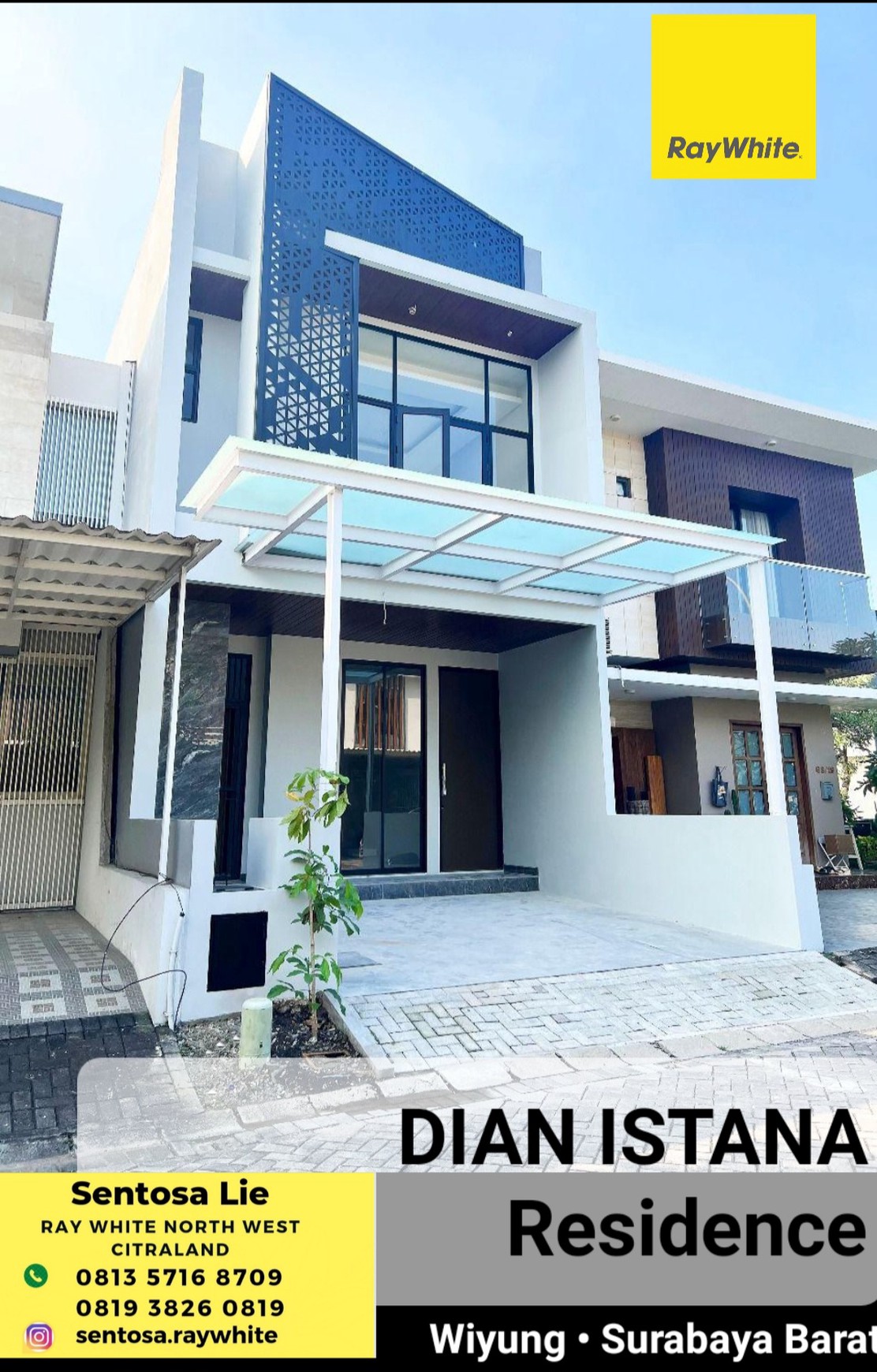 2 Milyar-an Dijual Rumah Baru Dian Istana Residence Mocca Verbana Wiyung Surabaya Dekat Graha Family, Pakuwon Indah, Darmo Permai, Royal Rrsidence, Wisata Bukit Mas