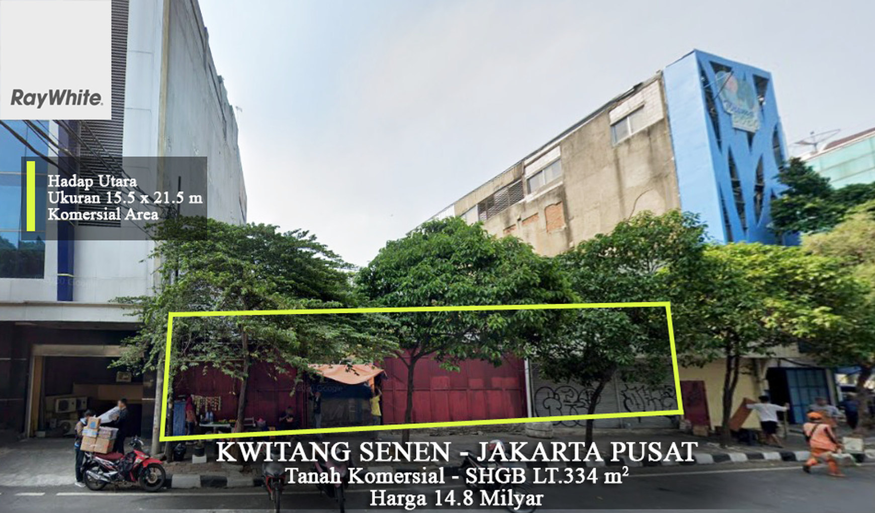 FOR SALE Tanah Murah Komersial Kwitang Raya Senen Jakarta Pusat