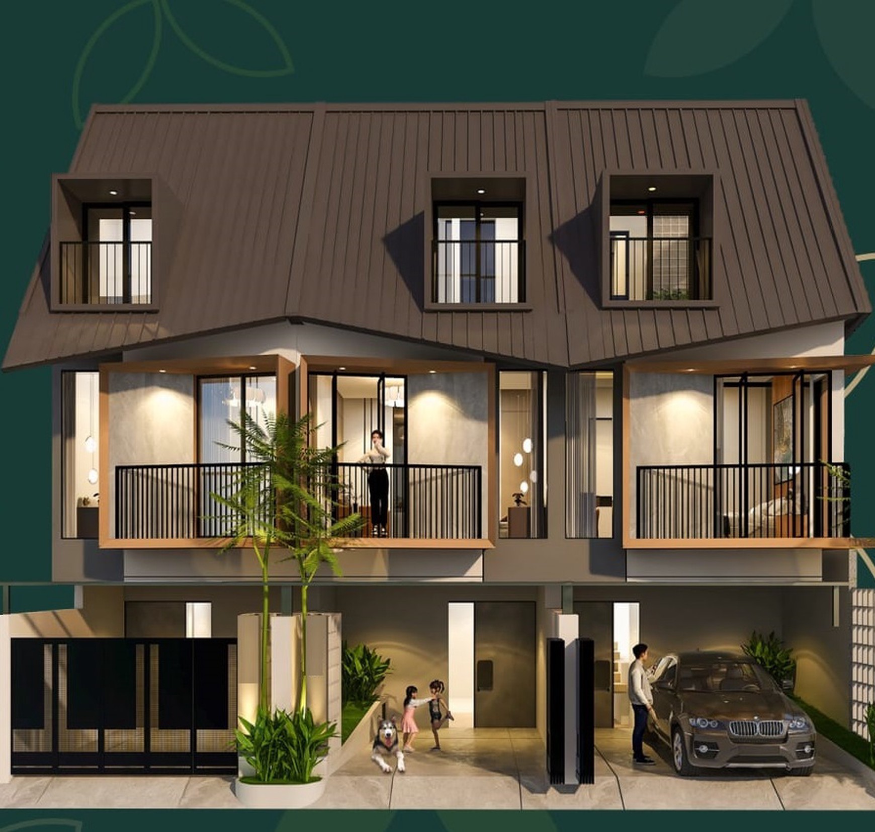 Dijual Rumah Baru The Casual Purimas Regency Surabaya