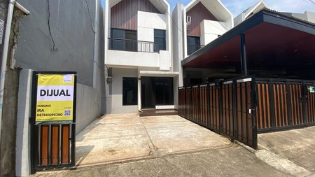 Rumah Baru Bergaya Scandinavian Bebas Banjir Di Jati Warna Bekasi