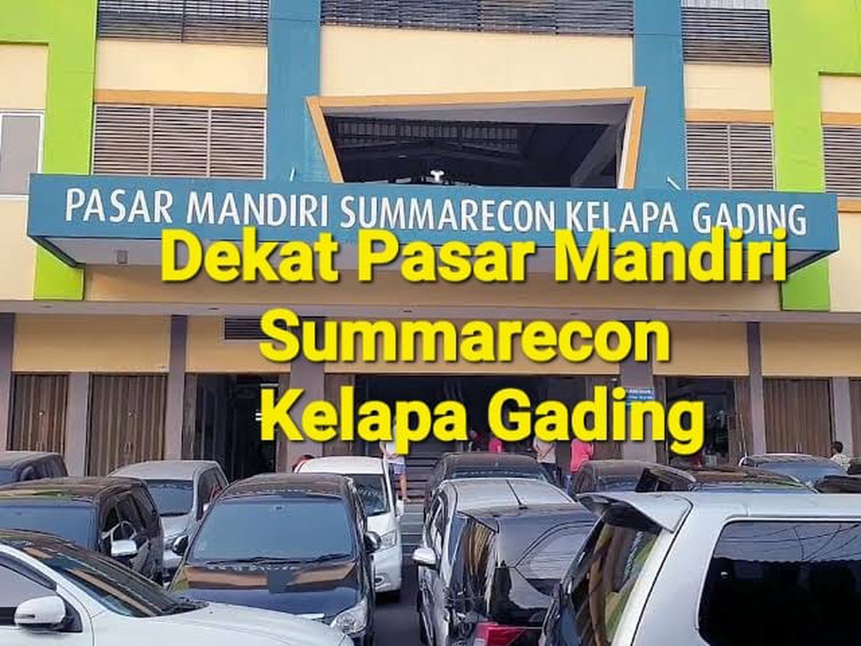 RUMAH SUDAH RENOV, CLUSTER NYAMAN SUMMARECON KELAPA GADING, DEKAT SUNTER, CAKUNG