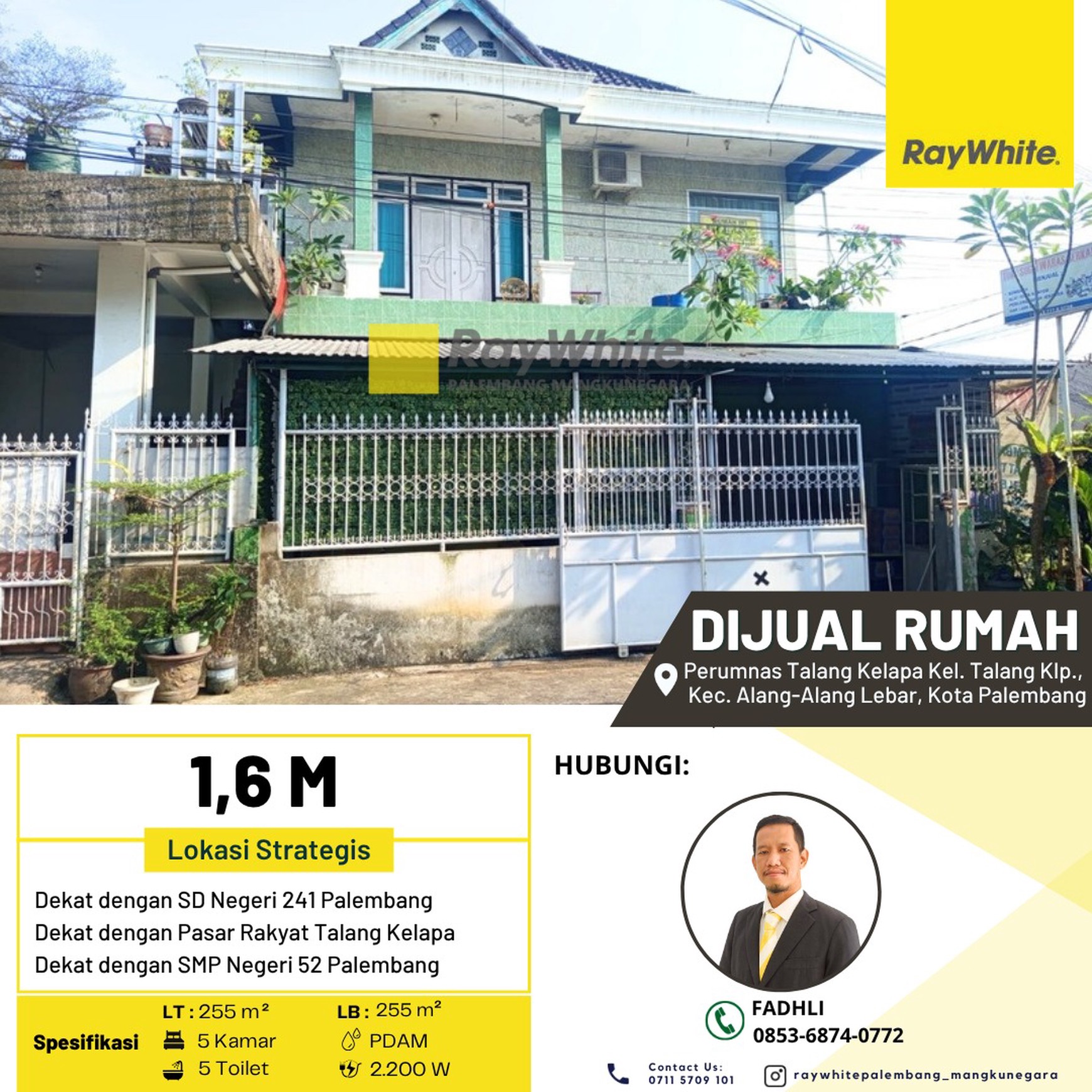 Dijual Rumah Siap Huni Bisa Untuk Usaha Dekat Sekolahan