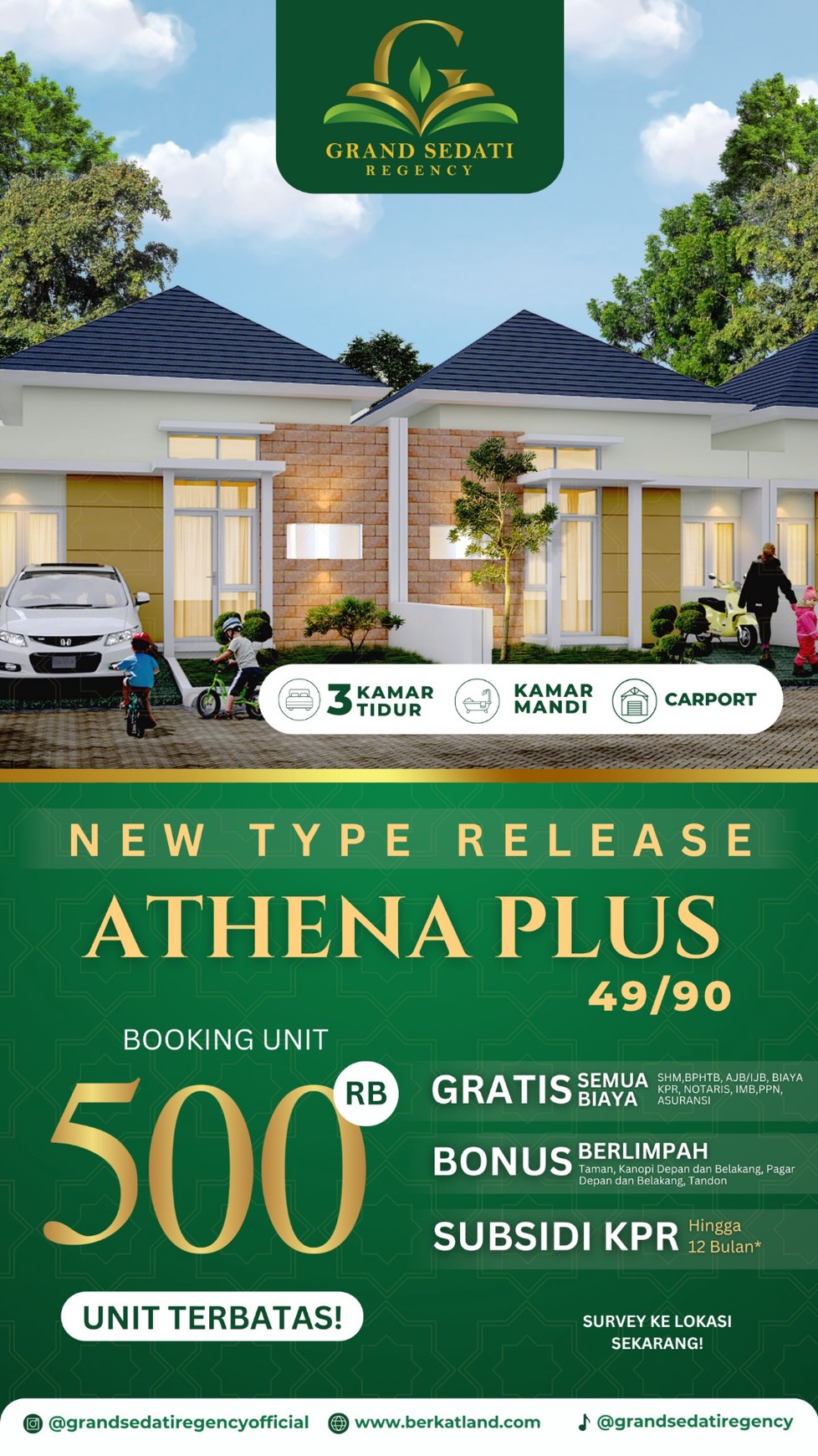Rumah baru di kawasan gedangan sidoarjo
