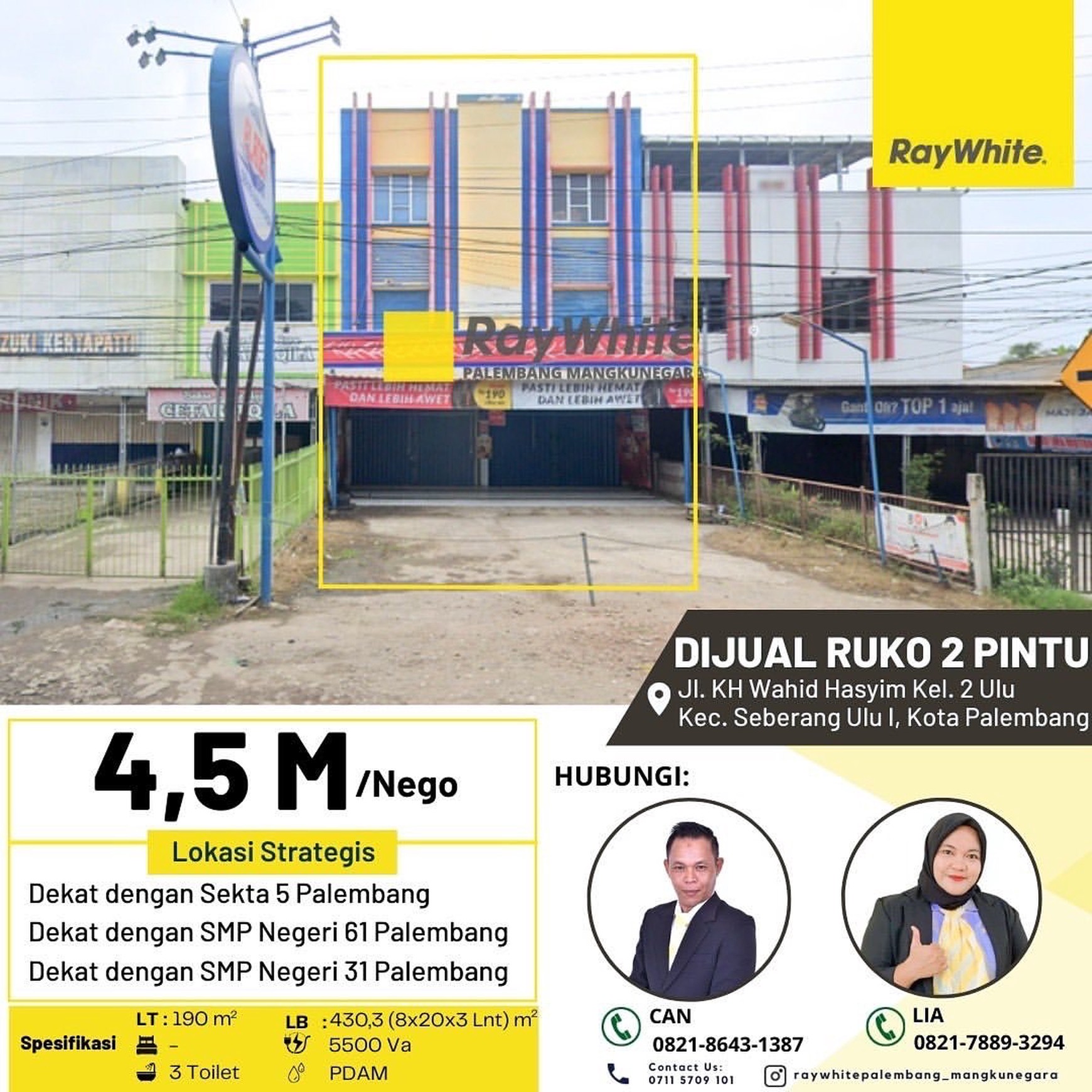 RUKO MURAH PALEMBANG