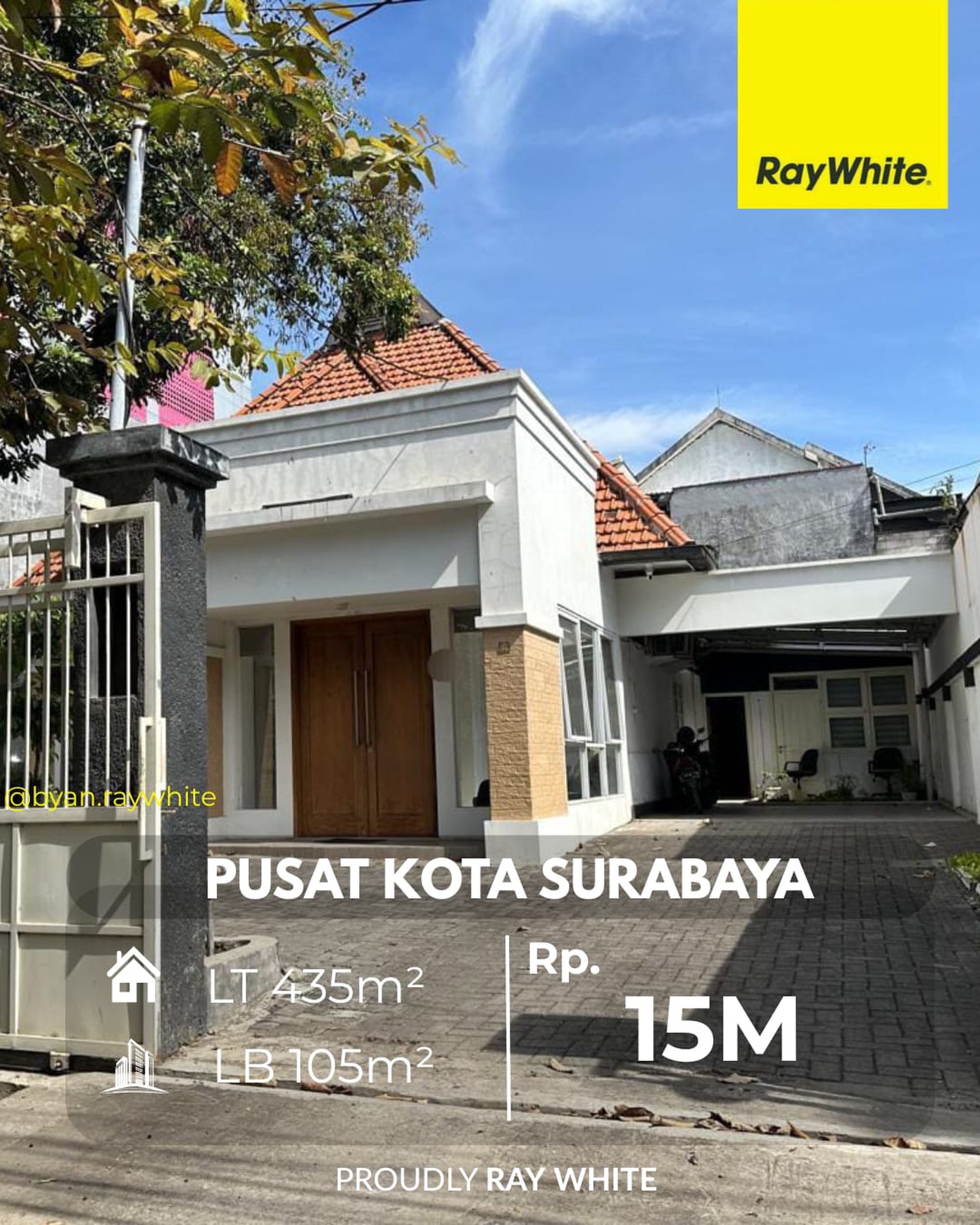 DIJUAL RUMAH KLASIK - TENGAH KOTA SURABAYA 