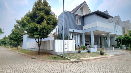 Rumah Bagus Siap Huni dan Asri Hoek dgn Pool di cluster Discovery, Bintaro Sektor 9