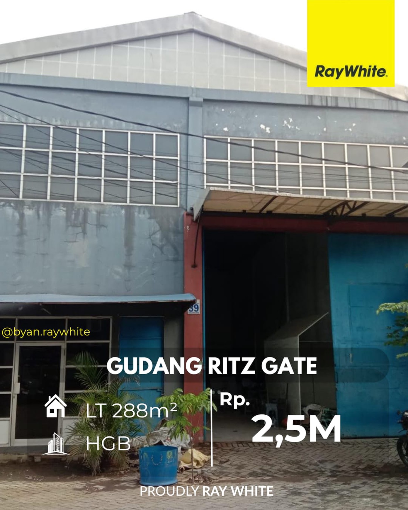 DIJUAL GUDANG SIAP HUNI - GEDANGAN SIDOARJO 