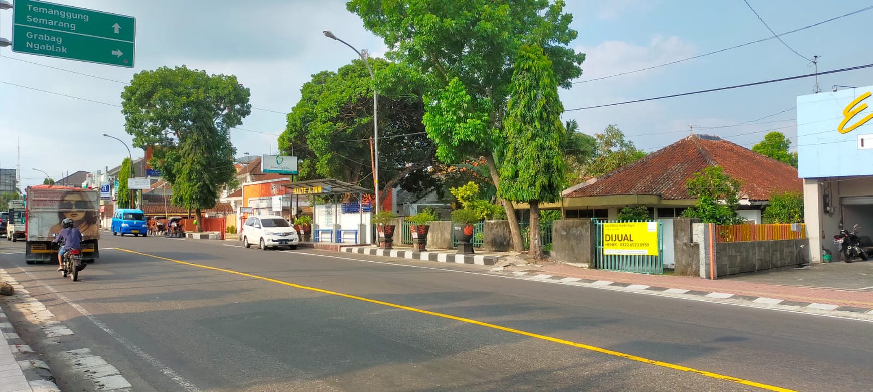 TANAH + BANGUNAN RUMAH DI MAGELANG UTARA