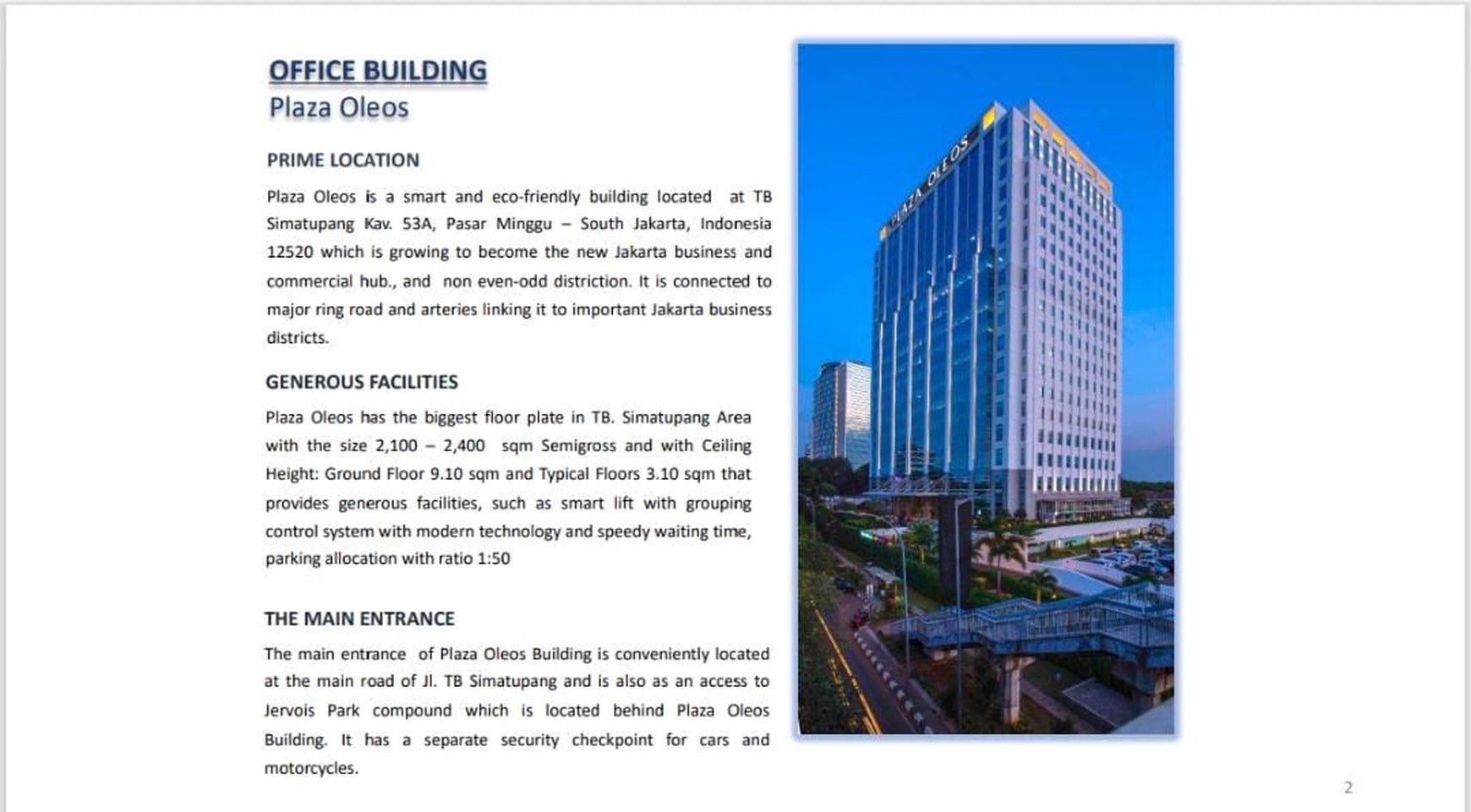 Gedung siap pakai, cocok untuk invest & usaha Di Simatupang
