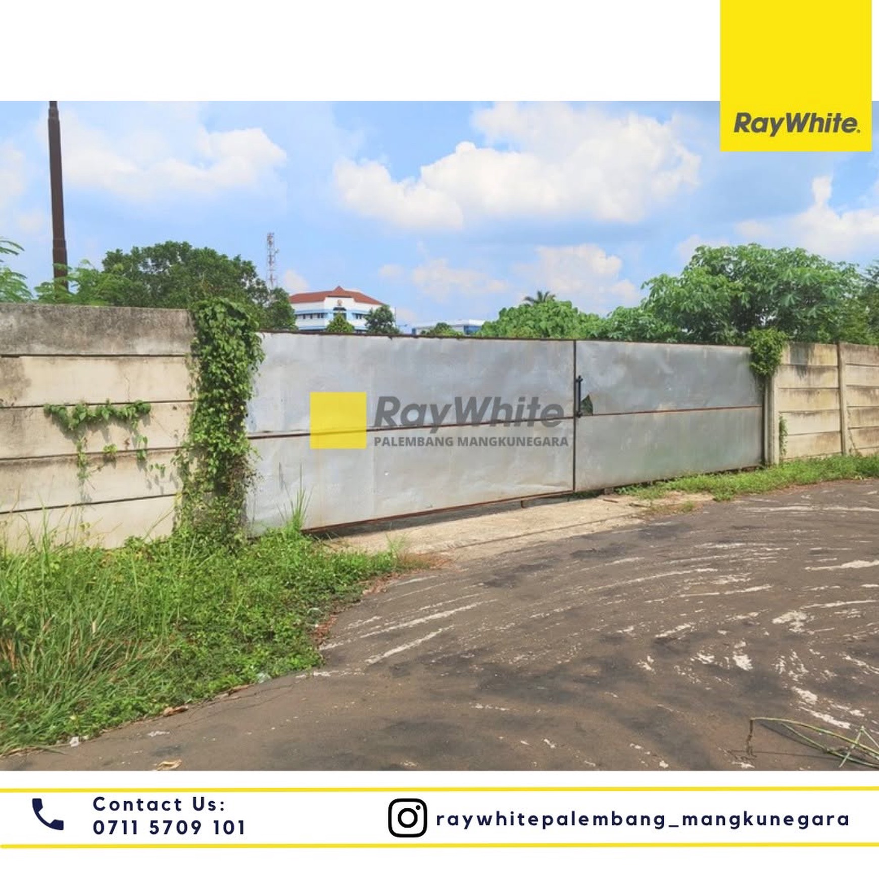 Disewakan Gudang & Kantor di Sukarami Kota Palembang