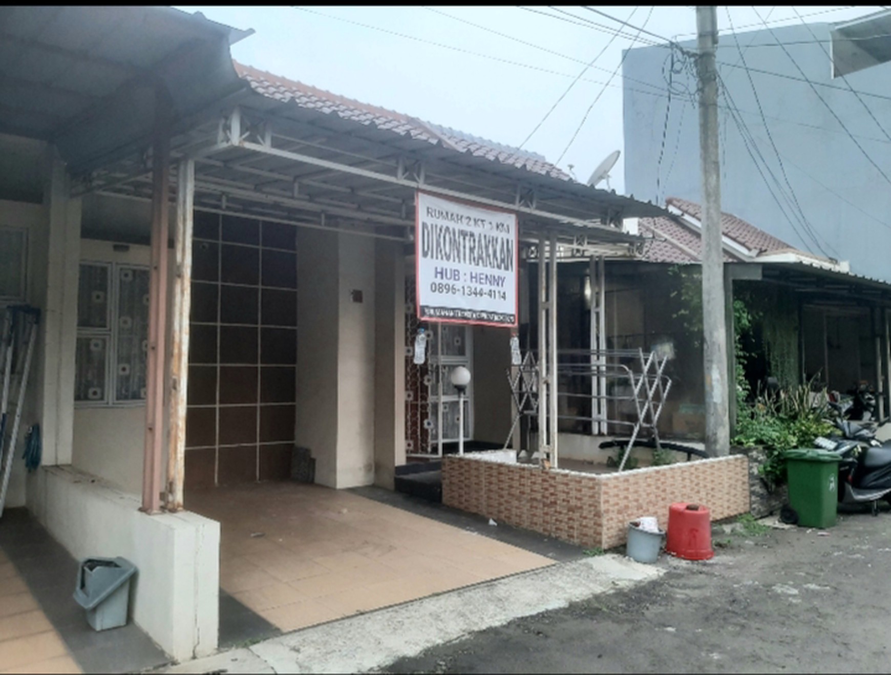 Disewa rumah nyaman dalam cluster di Ciputat dekat Tip Top Ciputat