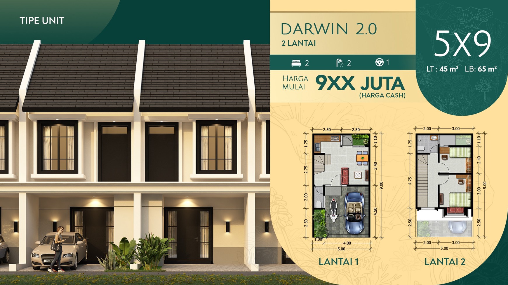 Rumah Hitung Tanah Area Cipete