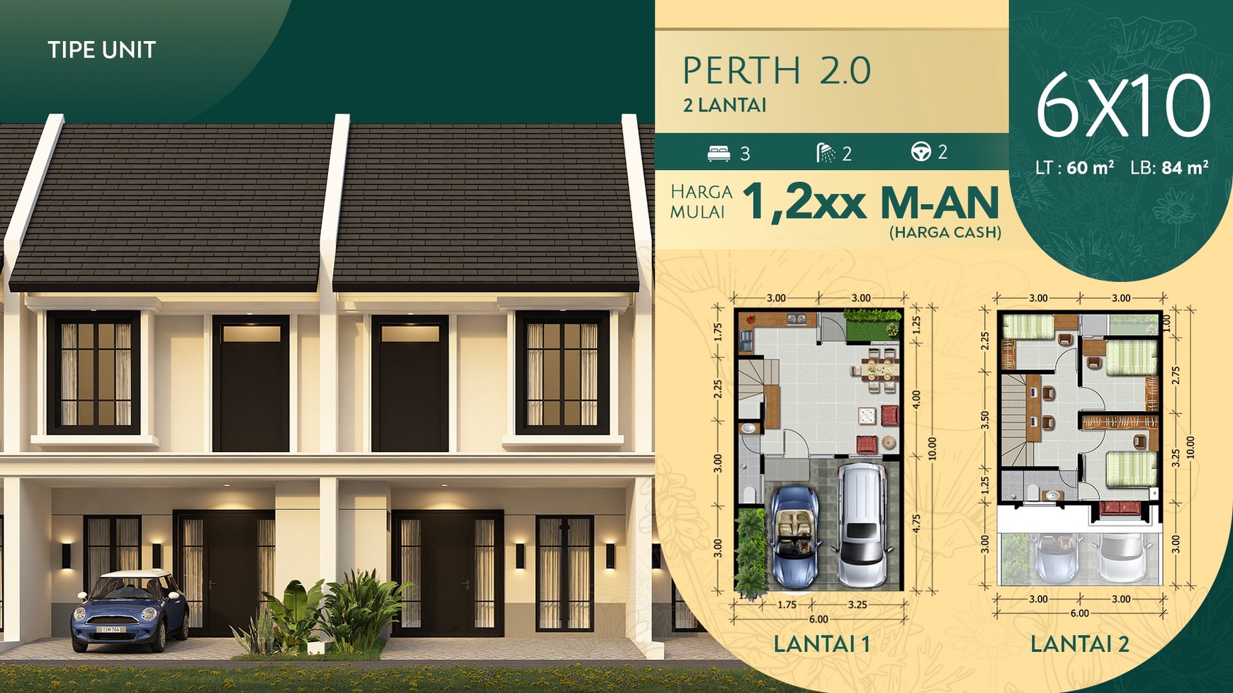 Rumah Hitung Tanah Area Cipete