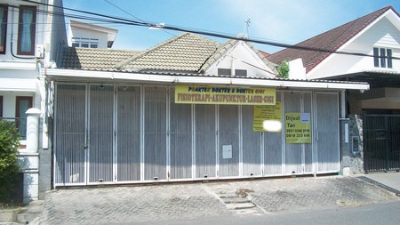 Rumah di Pucang Anom Timur Surabaya Timur, 2 Lantai, Row Jalan depan lebar, Cocok untuk usaha/Kantor/Klinik..!!!