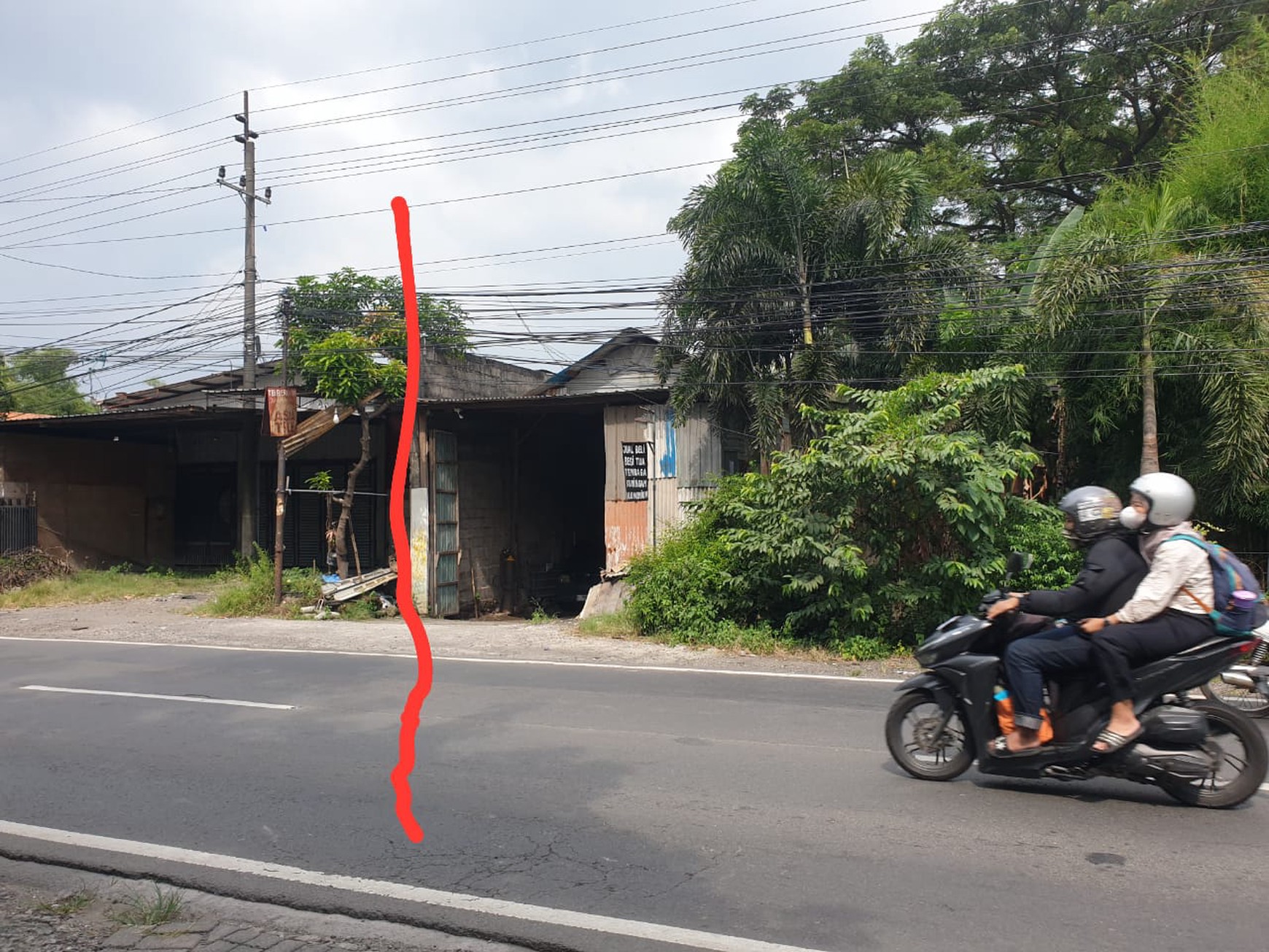 Murah Dijual 3480 M2 Tanah Industri Nol Jalan Raya Pacet - Mojosari - Jawa Timur Cocok Buat Segala Usaha - Surat Shm