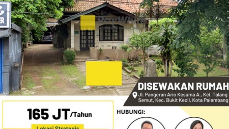 RUMAH SEWA PALEMBANG 