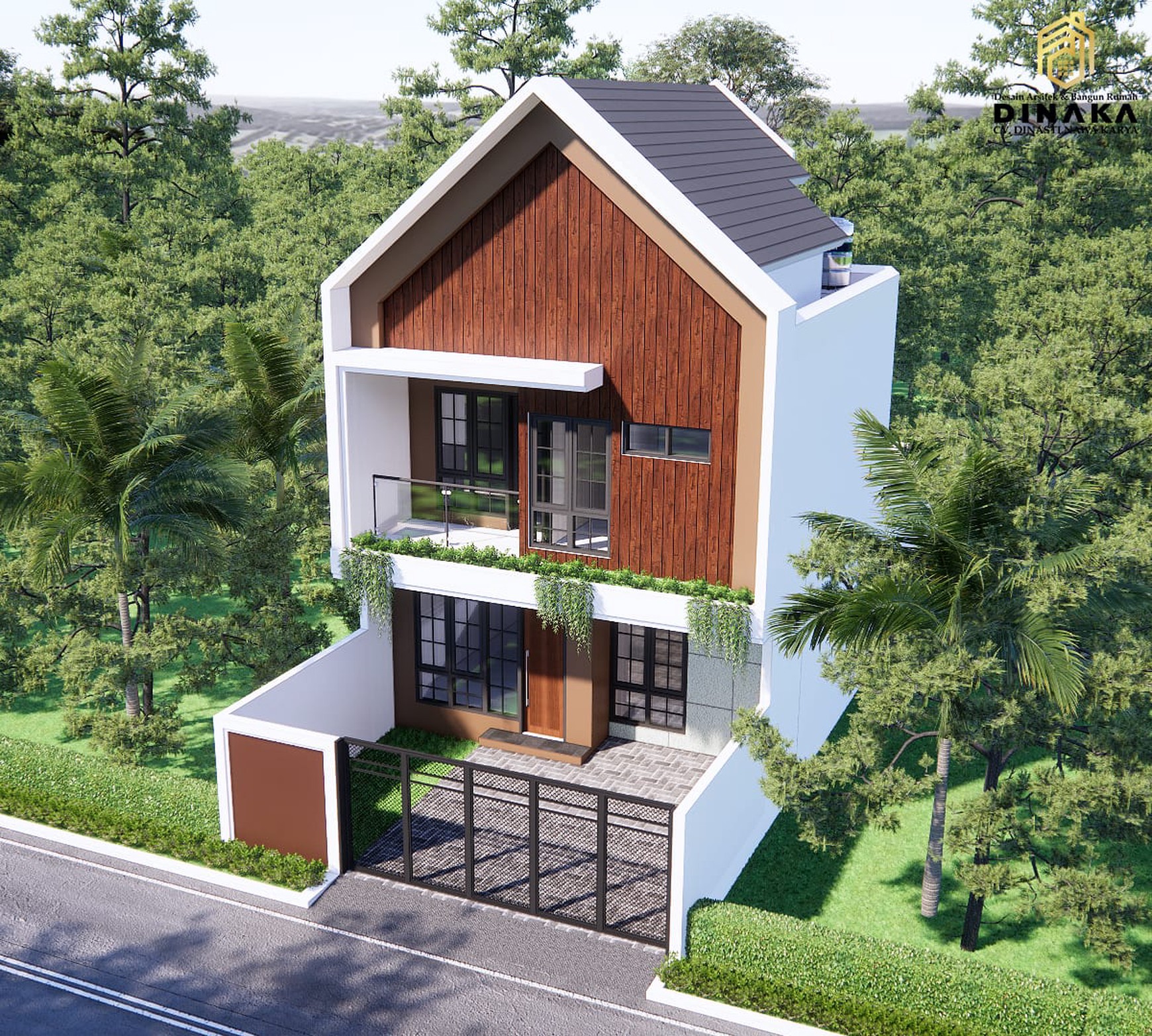 Rumah Scandinavian Modern 2 Lantai Lokasi Premium di Jalan Palagan Ngaglik Sleman 