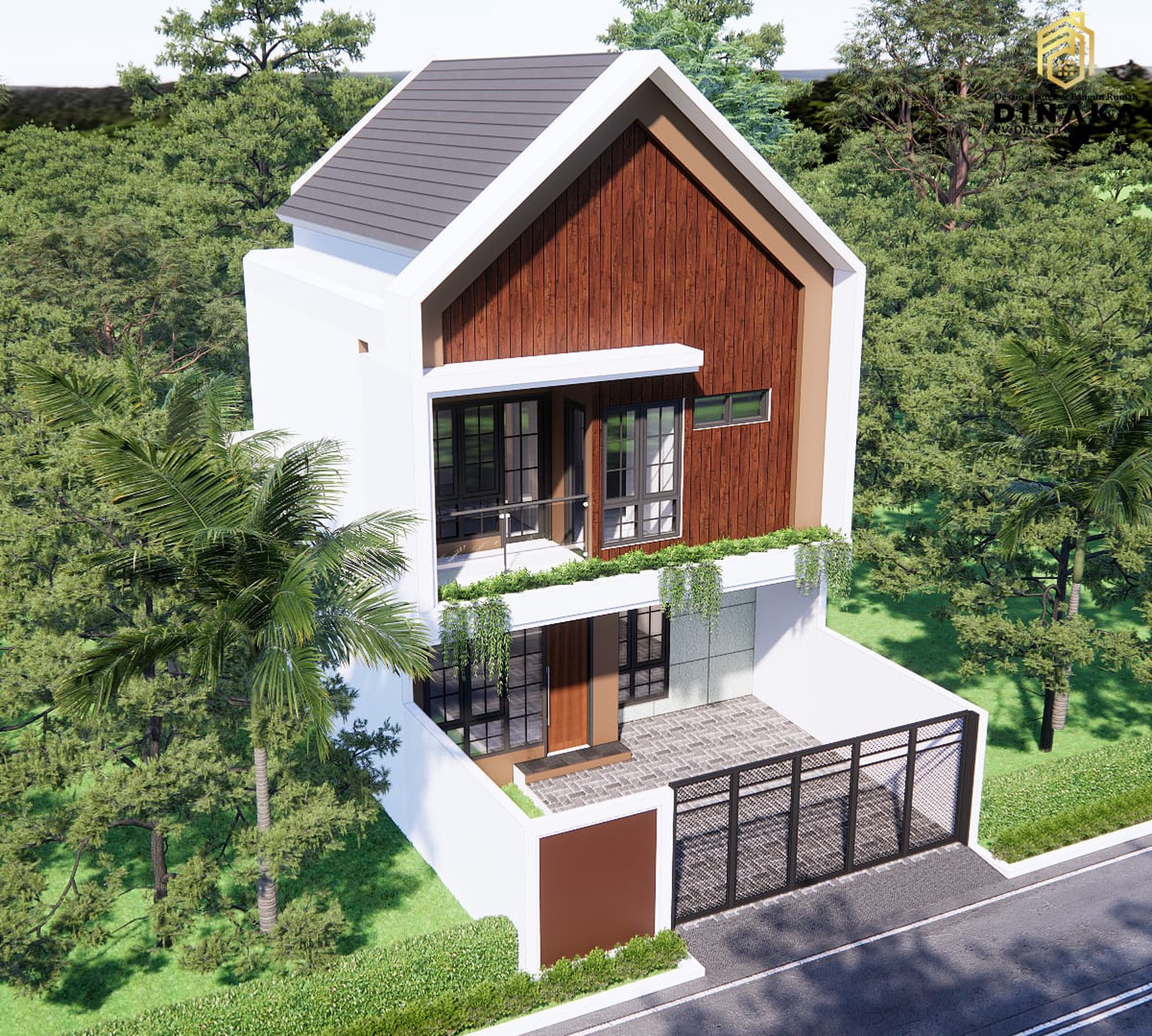 Rumah Scandinavian Modern 2 Lantai Lokasi Premium di Jalan Palagan Ngaglik Sleman 