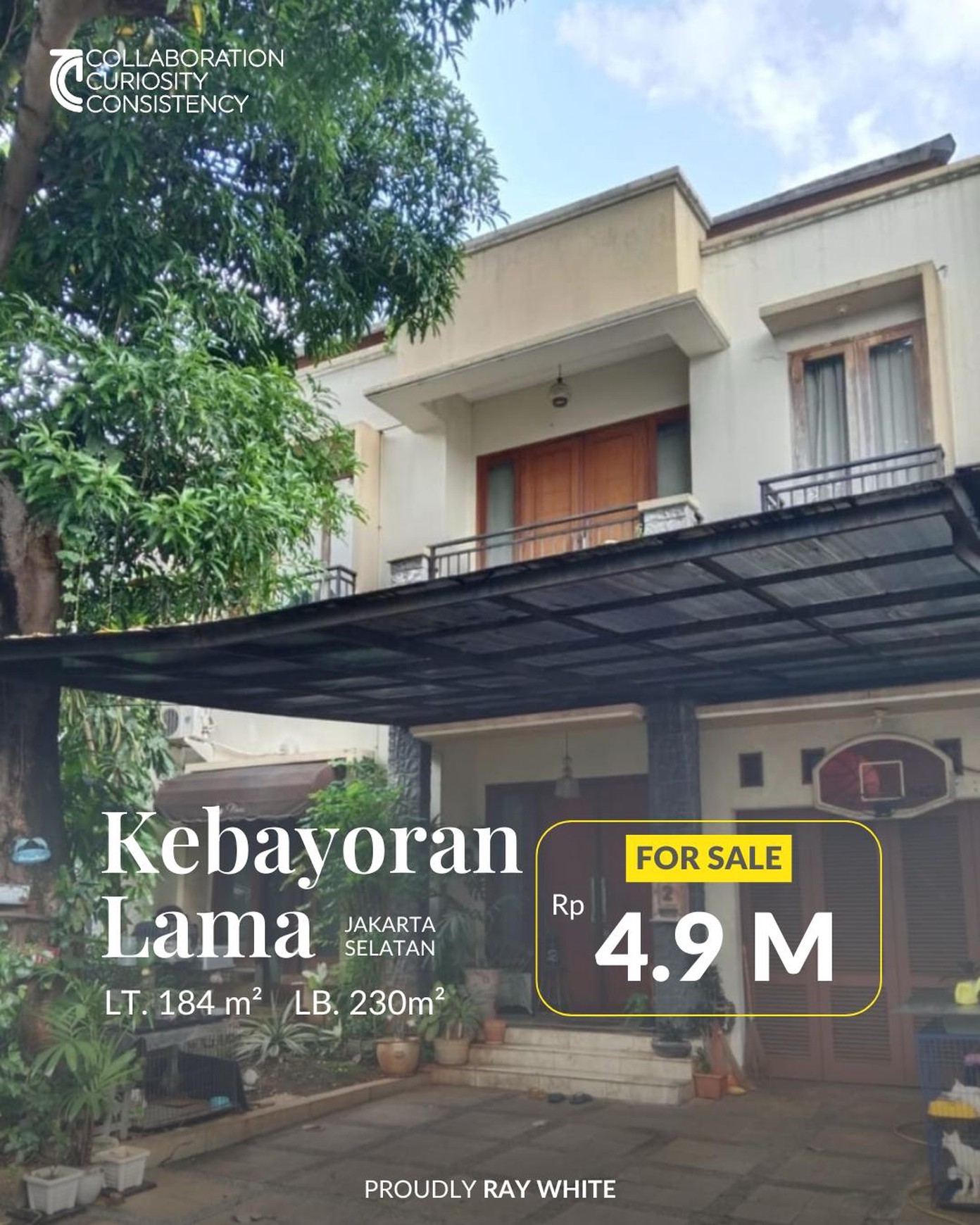 Rumah Murah Dijual di Kebayoran Town House