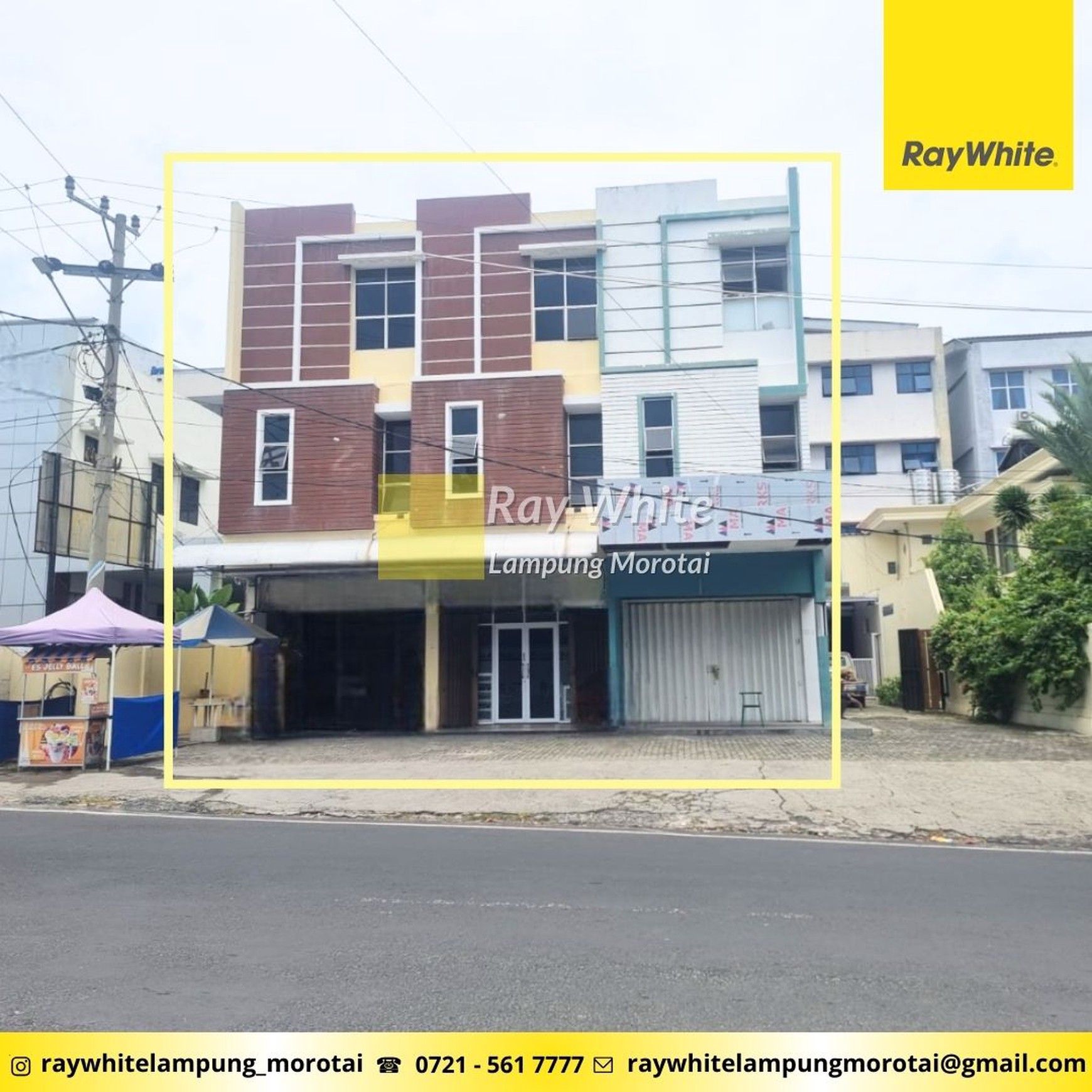 Dijual 3 Unit Ruko 3 Lantai Tanjung Karang Timur