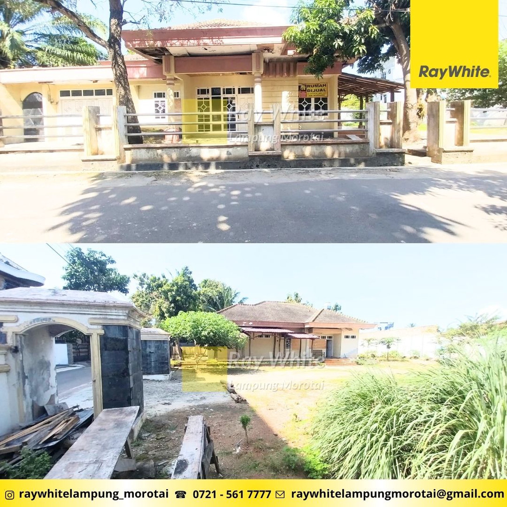 Dijual Tanah plus Rumah Kedamaian Bandar Lampung