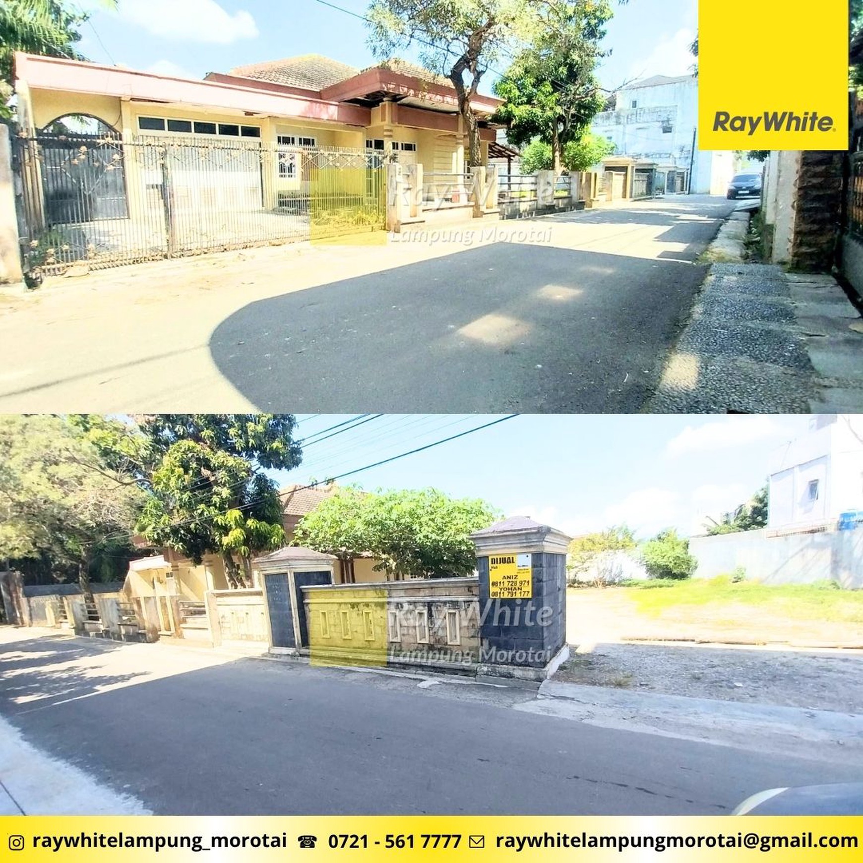 Dijual Tanah plus Rumah Kedamaian Bandar Lampung