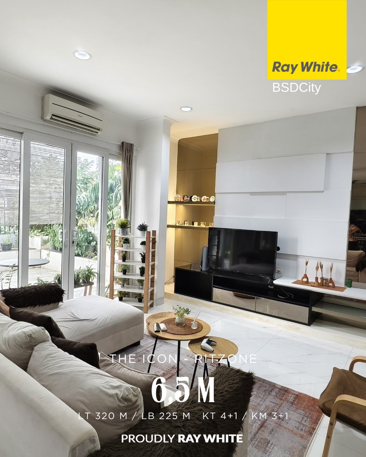 Rumah Depan Taman Luas, The Icon Ritzone BSD CITY dekat AEON Mall