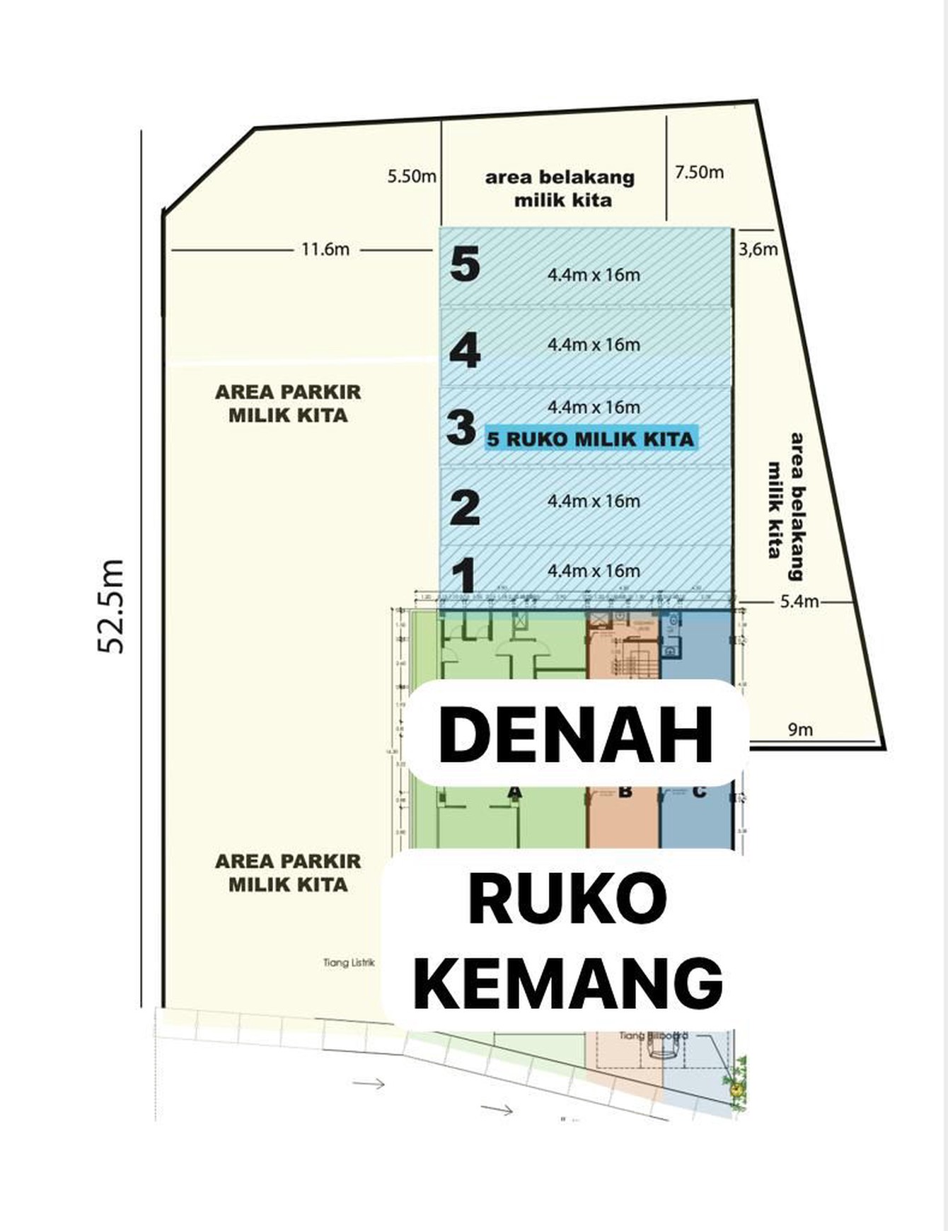 Dijual gedung di Kemang
