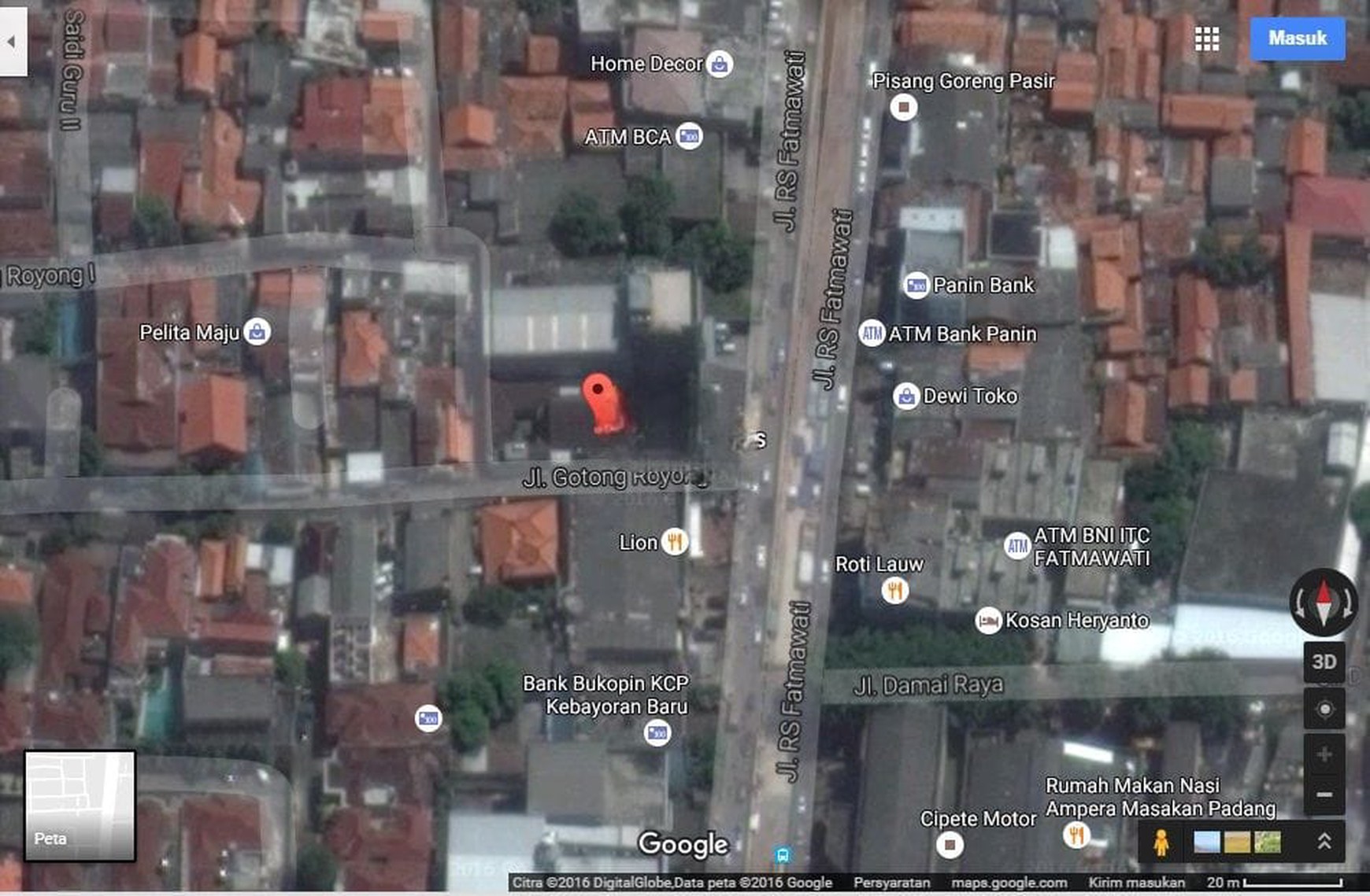 DIJUAL RUMAH SIAP HUNI Untuk Komersial Lokasi STRATEGIS di BLOK A - Fatmawati