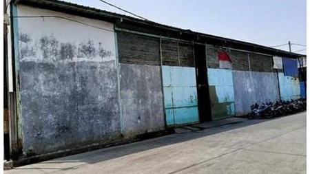 Gudang 1 lantai ada izin industri tidak banjir di Pergudangan Sentra Kosambi Tangerang 