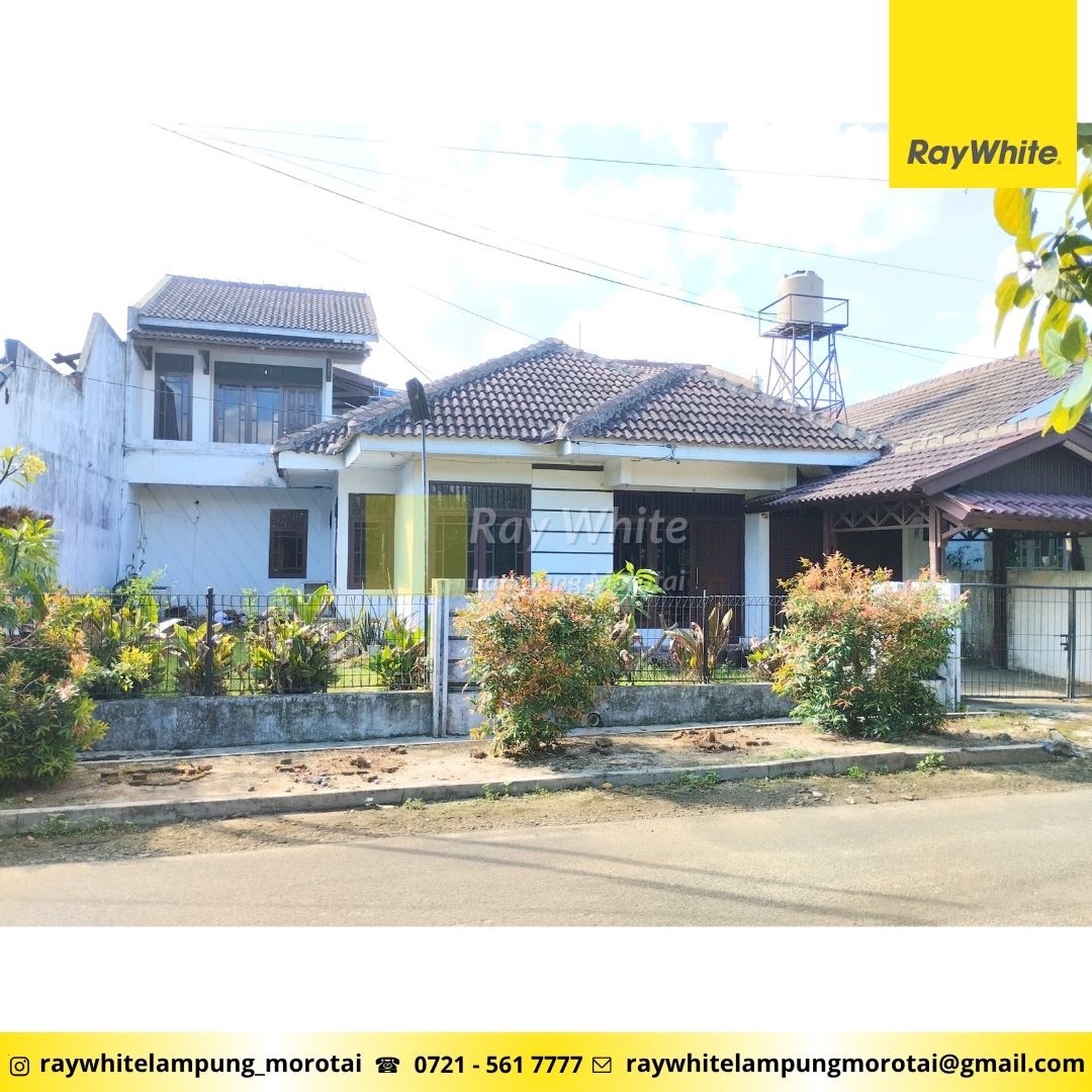 Dijual rumah way halim permai bandar lampung 2 lantai 