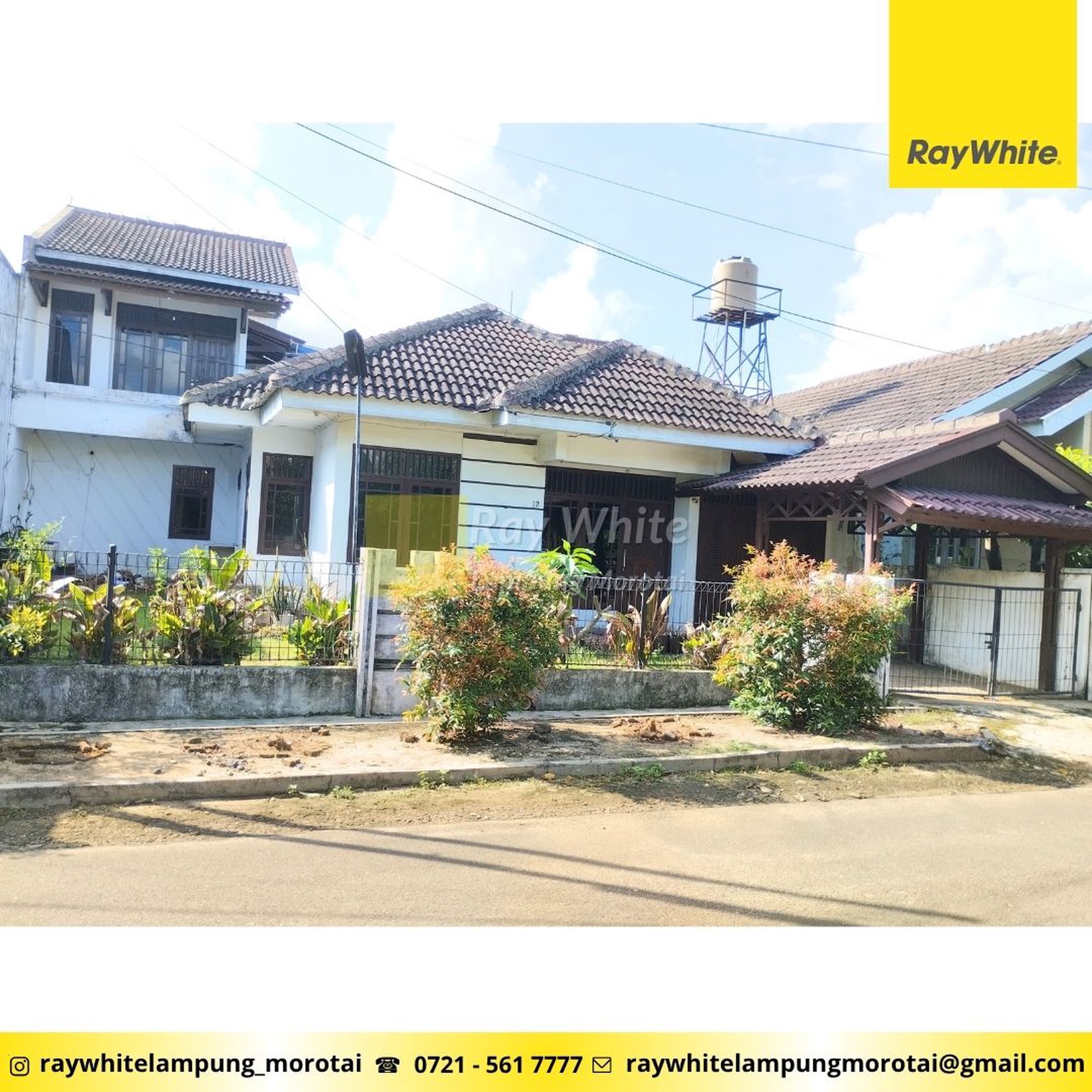 Dijual rumah way halim permai bandar lampung 2 lantai 