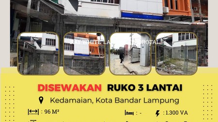 Disewakan ruko 3 lantai di antasari
