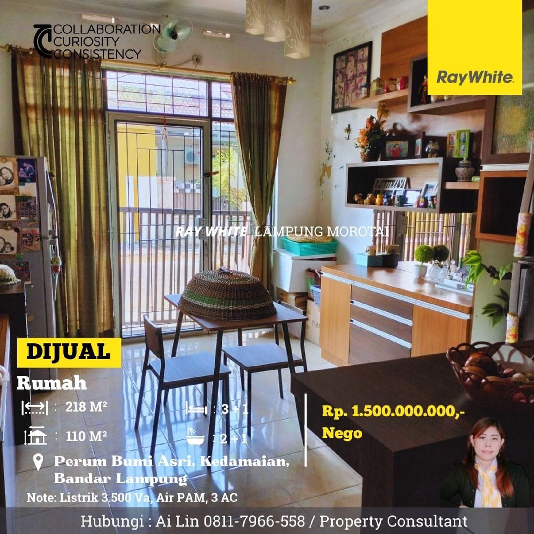 Dijual murah rumah di Perum Bumi Asri