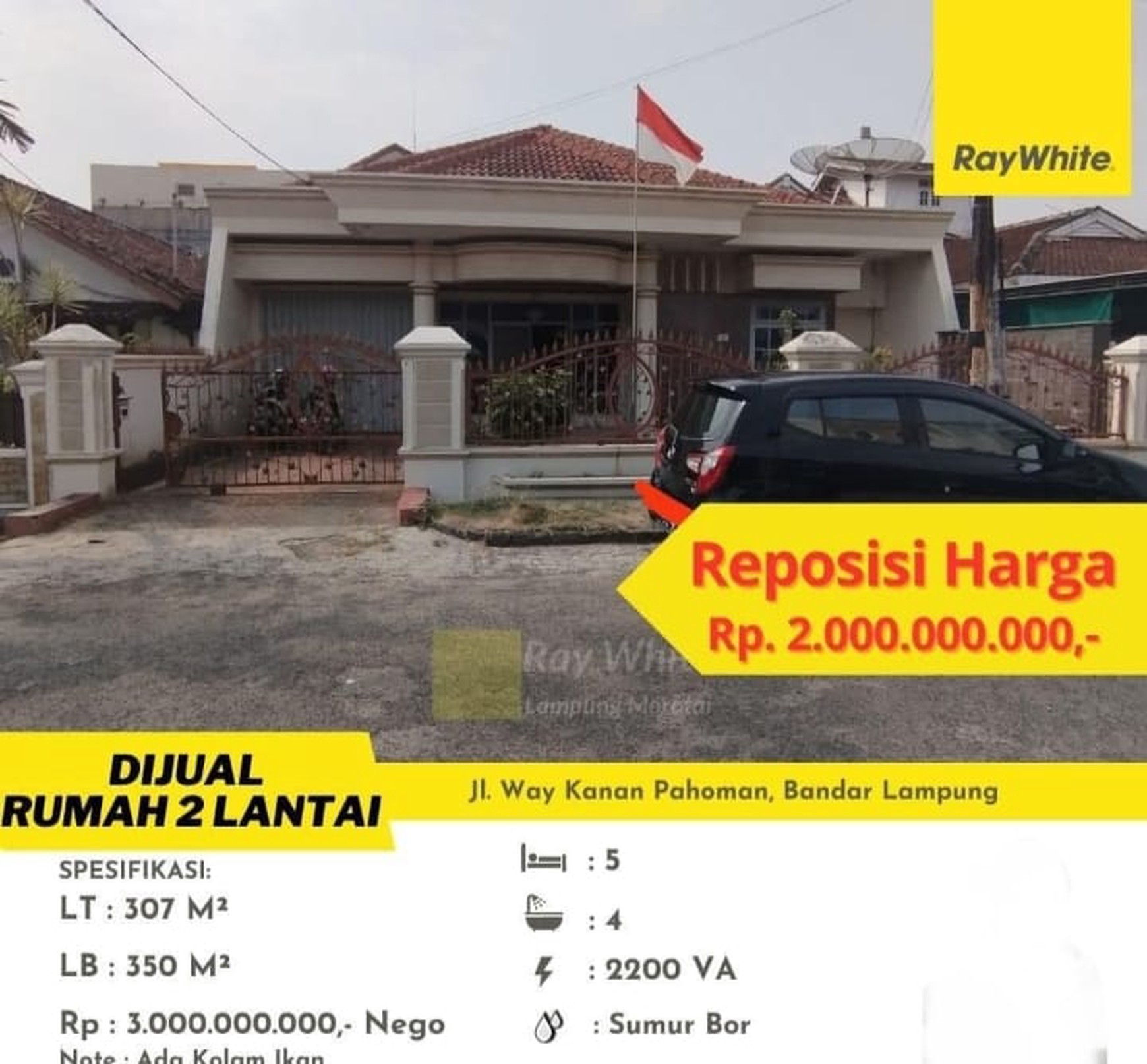 Dijual rumah murah di pahoman